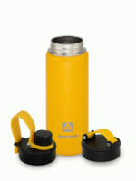 Термокружка Арктика 708-530S 0,53л нерж.сталь доп.крышка с поилкой текстурный желтый