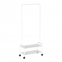 Вешалка напол. гардероб. Валенсия 22М на колес.(2полки)70*30*162(белый)до 20кг ВГВ22МБ под заказ ЗМИ