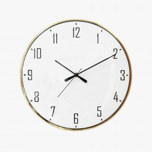 Часы настенные APEYRON круг d330x45 золотой/металл плавный ход (1xR6 нет в компл) ML200915