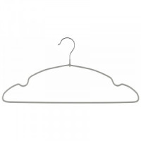 Вешалка-плечики 40см, металл с ПВХ покрытием, 10 шт/уп, серый 107916 Рыжий кот