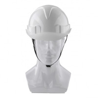 Каска защитная с храповым механизмом, Европласт, белая Сибртех
