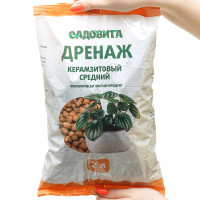 Керамзитовый дренаж 2 л средний САДОВИТА х10/600