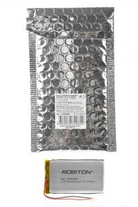 Ак-р Robiton Li-Po LP504368 3.7V 1600мАч PK1, 15741