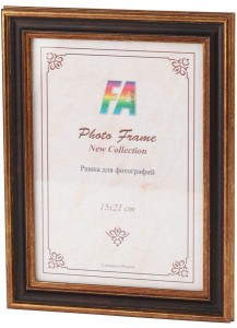 Фоторамка FA пластик "Оптима" тёмный орех 21х30 8144