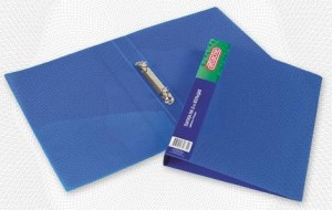 Папка на 2-х кольцах пласт. 17/32мм А4 Attache F502/045 синяя 112295