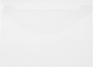 Папка-конверт на кнопке Папка-конверт на клапане 180 прозрачный 10 шт/уп 875574