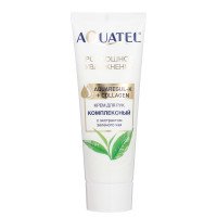 Крем для рук &quot;AQUATEL&quot; питательный с кокосовым маслом/с зеленым чаем, туба, 75мл