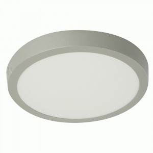 Feron Св-к св/д накл. 18W 1260Lm 4000К IP40 90LED 145х145х18 круг/серый AL504 51614