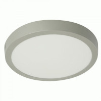 Feron Св-к св/д накл. 18W 1260Lm 4000К IP40 90LED 145х145х18 круг/серый AL504 51614