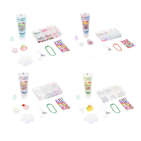 ХОББИХИТ Набор для творчества с крем-клеем "Маленькая модница", 16,6х4х13см, PET, PP, PVA, 4 дизайна