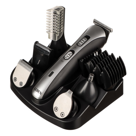 LEBEN Набор для стрижки 10 в 1, с бритвой, триммером, расческой и машинкой для стрижки, HC752