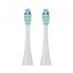 Сменные насадки к зубной электр. щетке Galaxy LINE GL4992, 2шт/уп, мягкая жесткость щетины, белые