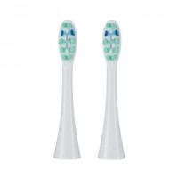 Сменные насадки к зубной электр. щетке Galaxy LINE GL4992, 2шт/уп, мягкая жесткость щетины, белые