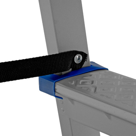 Стремянка двухсторонняя 2 ступени, сталь профиль, стальные ступени, Россия Сибртех