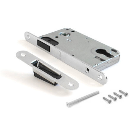 Замок врез МАГНИТНЫЙ 5300-M-CR (хром) Apecs (межос -85мм)  \40