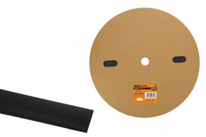 TDM ТУТнг 20/10 термоусадка ТУТ черная цена за 1м (100 м/уп) (100!) SQ0518-0056