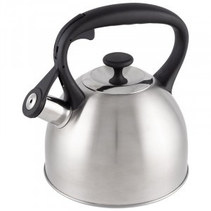Чайник со свистком POESIA, 2,5л, нерж.сталь, матовый, 985617 Mallony