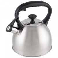 Чайник со свистком POESIA, 2,5л, нерж.сталь, матовый, 985617 Mallony
