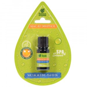 Масло эфирное 10мл Можжевельник, блистер в форме капли, 32207 Банные штучки