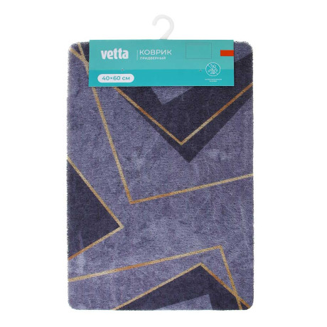 Коврик придверный тм VETTA Print, ПВХ, 39х59 см, 2 дизайна, резиновая подложка