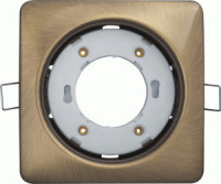 Navigator св-к встр GX53 квадрат 106(90)x41сталь черненная бронза NGX-S2-007-GX53 93025