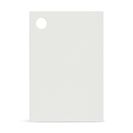 BY COLLECTION Доска разделочная 36x24x1,2см, акриловый камень, цвет белый