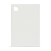 BY COLLECTION Доска разделочная 36x24x1,2см, акриловый камень, цвет белый