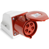SmartBuy розетка силовая CEE (разъем) стационарная наружная 115 3Р+РЕ+N 16А 380В IP44 SBE-16-LS5-380