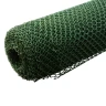 Решетка заборная в рулоне, 2 х 25 м, ячейка 25 х 30 мм, пластиковая, зеленая,