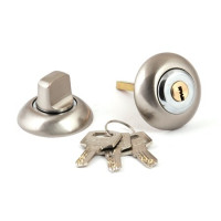 Фиксатор WC-K-0803-NIS Megapolis (мат.никель) С ЗАМКОМ! Apecs  \8