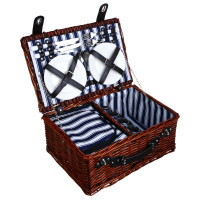 РУССО ТУРИСТО Набор для пикника на 4 персоны, 46х31х20 см, с сумкой-холодильником