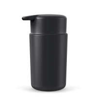 Диспенсер для жидкого мыла Flux, 250мл, черный графит, 7,5х7,5х14,5см