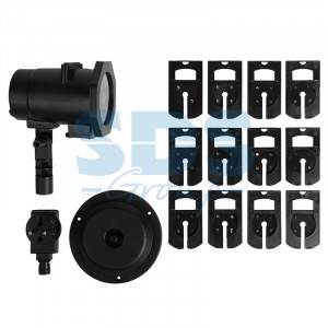 Проектор 4LED, 12слайдов, RGBW, 12V, IP44 (-50C) трансф. в компл. 601-262 Neon Night