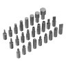 Набор инструментов, 1/2",3/8", 1/4", CrV, пластиковый кейс 142 предмета Stels