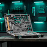 Набор инструментов, 1/2",3/8", 1/4", CrV, пластиковый кейс 142 предмета Stels