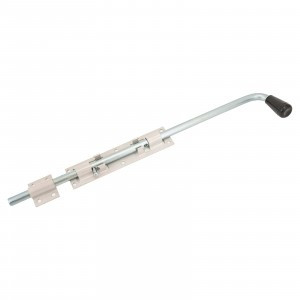 Засов Домарт гаражный ЗГ-600 мод.2 серый металлик d-16мм5)