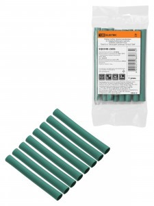 TDM термоусадка трубка ТТкНГ (3:1) 7,9/2,65 зеленая 10см (8шт/уп, цена за уп) SQ0548-2606