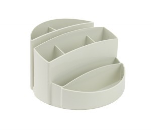 Подставка для канцелярских мелочей Attache 8 отделений office серый 1112000