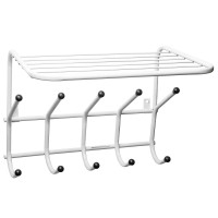 Вешалка наст. с полк.&quot;Престиж&quot; 5-ти рожк.ВСП-115 Белая