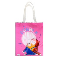 Попугай Кеша Сумка-шоппер, 38x42см, внутр.карман, ручки 58 см, цветной ПЭ под ткань, &quot;Кот&quot;