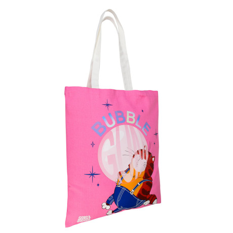 Попугай Кеша Сумка-шоппер, 38x42см, внутр.карман, ручки 58 см, цветной ПЭ под ткань, "Кот"