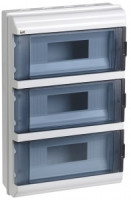 IEK корпус КМП-36 с прозр. крышкой 36 мод. . навесной, опломбировка белый IP55 MKP72-N3-36-55