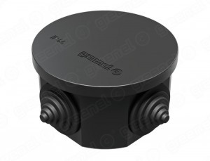 GREENEL Коробка распред. ОУ D75х40мм, IP44, 4 гермоввода (60шт) GE41237