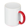 Кружка для сублимации 330мл, цвет красный, керамика
