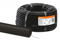 TDM труба гофр. ПНД d 40 с зондом 25м черная, легкая (цена за 1м) (25!) SQ0413-0005