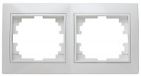 ЭРА Intro Plano рамка, СУ 2 мест. белый, 1-502-01, Б0027625