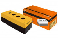 TDM КП104 корпус для кнопок 4-мест. желтый SQ0705-0009