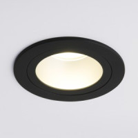 Elektrostandard св-к встр. 122 MR16 GU10 92х92х44 серебро/черный алюм a053354