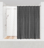 Штора д/ванной Рэйн 200(В)*180(Ш)см, 12колец, люверсы, полиэстер, 75281 Master House
