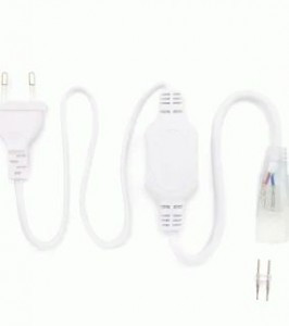 APEYRON Шнур питания для одноцв св/д неона мини 8x16 17-34/35/36/37/38 230V IP65  03-116
